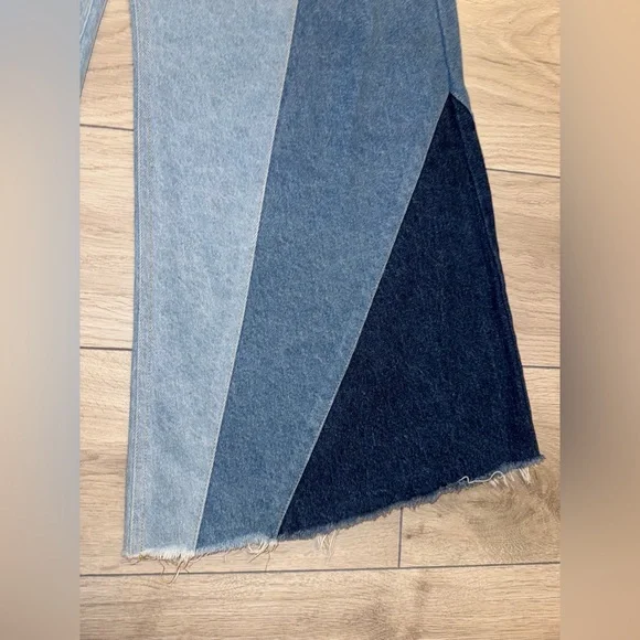 Farm Rio Patched Denim Pants - Picture 4 of 8